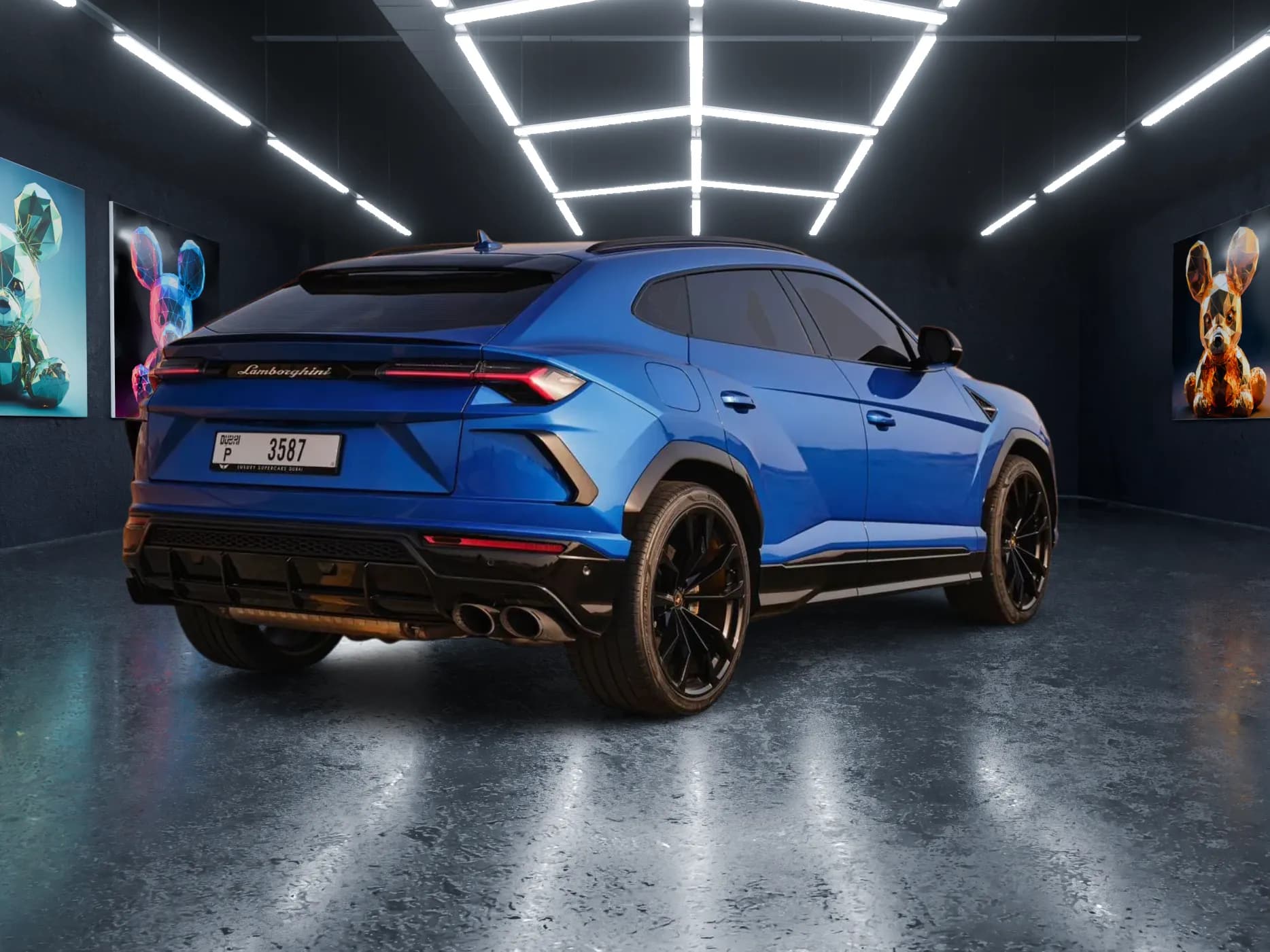 Lamborghini Urus Blue - image 3